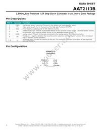 AAT2113BIXS-0.6-T1 Datasheet Page 2