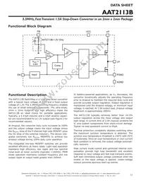 AAT2113BIXS-0.6-T1 Datasheet Page 11