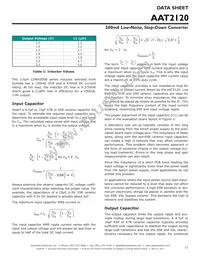 AAT2120IES-0.6-T1 Datasheet Page 11