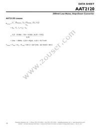 AAT2120IES-0.6-T1 Datasheet Page 16