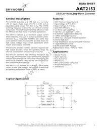 AAT2153IVN-0.6-T1 Datasheet Cover