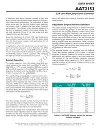 AAT2153IVN-0.6-T1 Datasheet Page 13