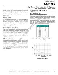 AAT2215IWP-T1 Datasheet Page 11