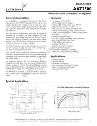 AAT2500IWP-AW-T1 Datasheet Cover