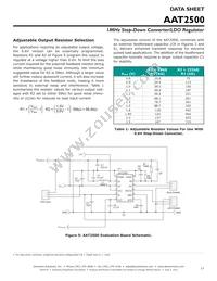 AAT2500IWP-AW-T1 Datasheet Page 17