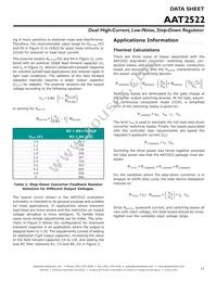 AAT2522IRN-1-T1 Datasheet Page 13