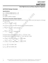AAT2522IRN-1-T1 Datasheet Page 16
