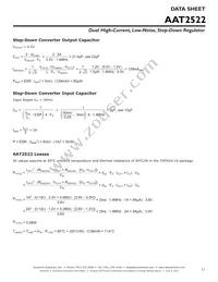 AAT2522IRN-1-T1 Datasheet Page 17