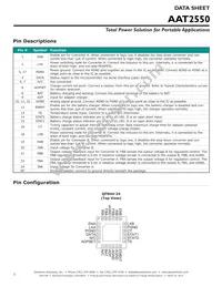 AAT2550ISK-CAA-T1 Datasheet Page 2