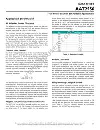 AAT2550ISK-CAA-T1 Datasheet Page 17