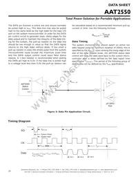 AAT2550ISK-CAA-T1 Datasheet Page 20