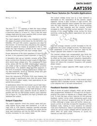 AAT2550ISK-CAA-T1 Datasheet Page 23