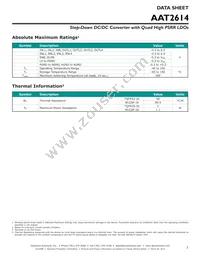AAT2614IDG-2-T1 Datasheet Page 3