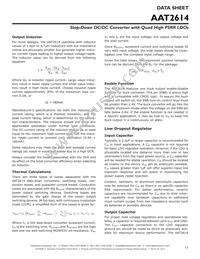 AAT2614IDG-2-T1 Datasheet Page 13