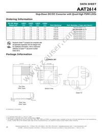 AAT2614IDG-2-T1 Datasheet Page 20