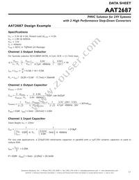 AAT2687IFK-AI-T1 Datasheet Page 17