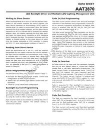 AAT2870IUW-T1 Datasheet Page 18