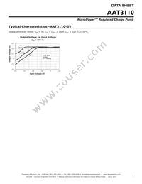 AAT3110IGU-5.0-T1 Datasheet Page 7