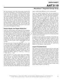 AAT3110IGU-5.0-T1 Datasheet Page 15