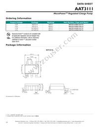 AAT3111IGU-3.3-T1 Datasheet Page 14