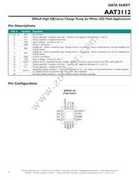 AAT3112IVN-5.0-T1 Datasheet Page 2