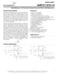 AAT3114ISN-20-T1 Datasheet Cover