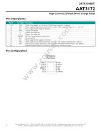 AAT3172IWP-T1 Datasheet Page 2