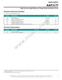AAT3177IWP-T1 Datasheet Page 3