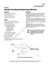 AAT3192IJQ-1-T1 Datasheet Cover