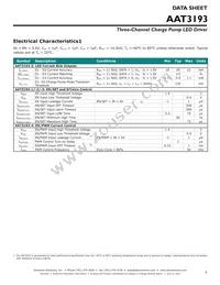 AAT3193IJQ-4-T1 Datasheet Page 5