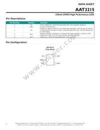 AAT3215IGV-3.6-T1 Datasheet Page 2