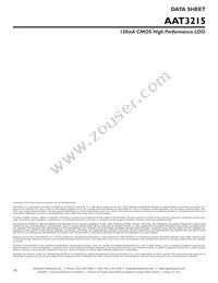 AAT3215IGV-3.6-T1 Datasheet Page 16