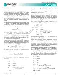 AAT3216IGV-1.2-T1 Datasheet Page 11