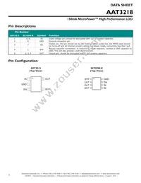 AAT3218IGV-3.0-T1 Datasheet Page 2