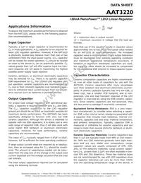 AAT3220IGY-3.3-T1 Datasheet Page 9