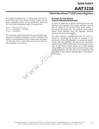 AAT3220IGY-3.3-T1 Datasheet Page 13
