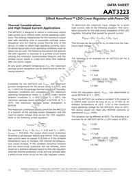 AAT3223IGU-3.3-T1 Datasheet Page 12