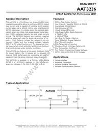 AAT3236IGV-3.3-T1 Datasheet Cover