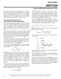 AAT3236IGV-3.3-T1 Datasheet Page 10