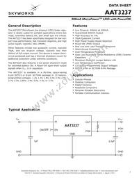 AAT3237IGU-3.3-T1 Datasheet Cover