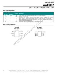 AAT3237IGU-3.3-T1 Datasheet Page 2