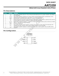 AAT3258ITS-3.3-R-T1 Datasheet Page 2