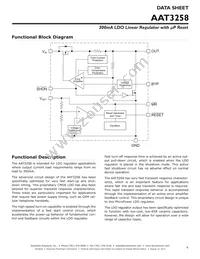 AAT3258ITS-3.3-R-T1 Datasheet Page 9