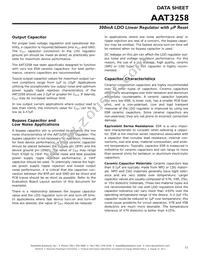 AAT3258ITS-3.3-R-T1 Datasheet Page 11