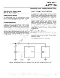 AAT3258ITS-3.3-R-T1 Datasheet Page 13