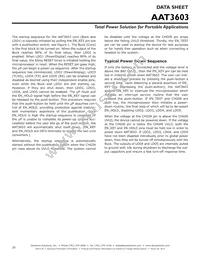 AAT3603IIH-T1 Datasheet Page 20