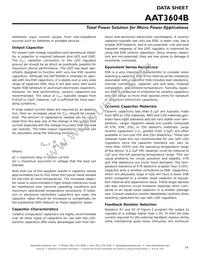 AAT3604BISK-T1 Datasheet Page 19