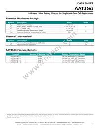 AAT3663IWO-8.4-1-T1 Datasheet Page 3