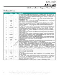 AAT3670ISK-4.2-T1 Datasheet Page 2