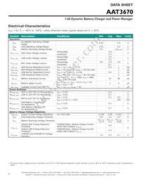AAT3670ISK-4.2-T1 Datasheet Page 4
